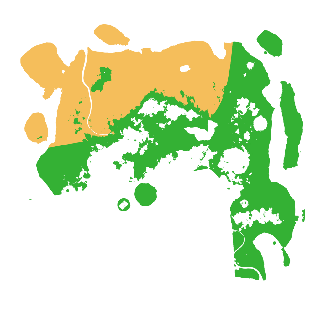 Biome Rust Map: Procedural Map, Size: 4000, Seed: 107384
