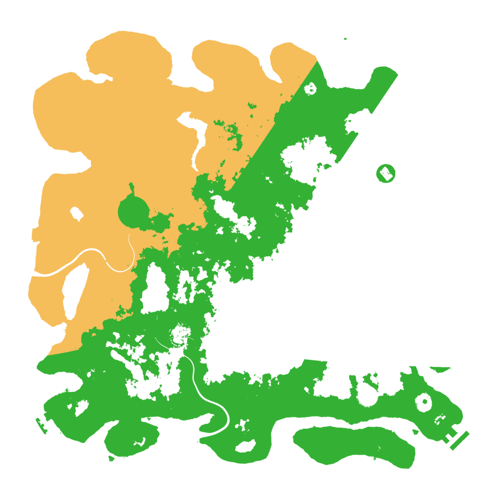 Biome Rust Map: Procedural Map, Size: 4250, Seed: 551268075