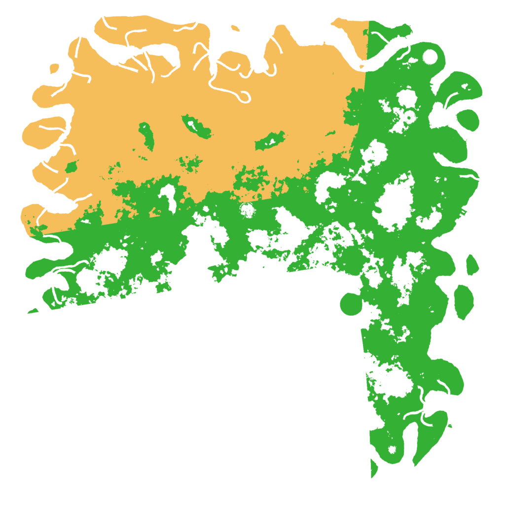 Biome Rust Map: Procedural Map, Size: 6000, Seed: 45368