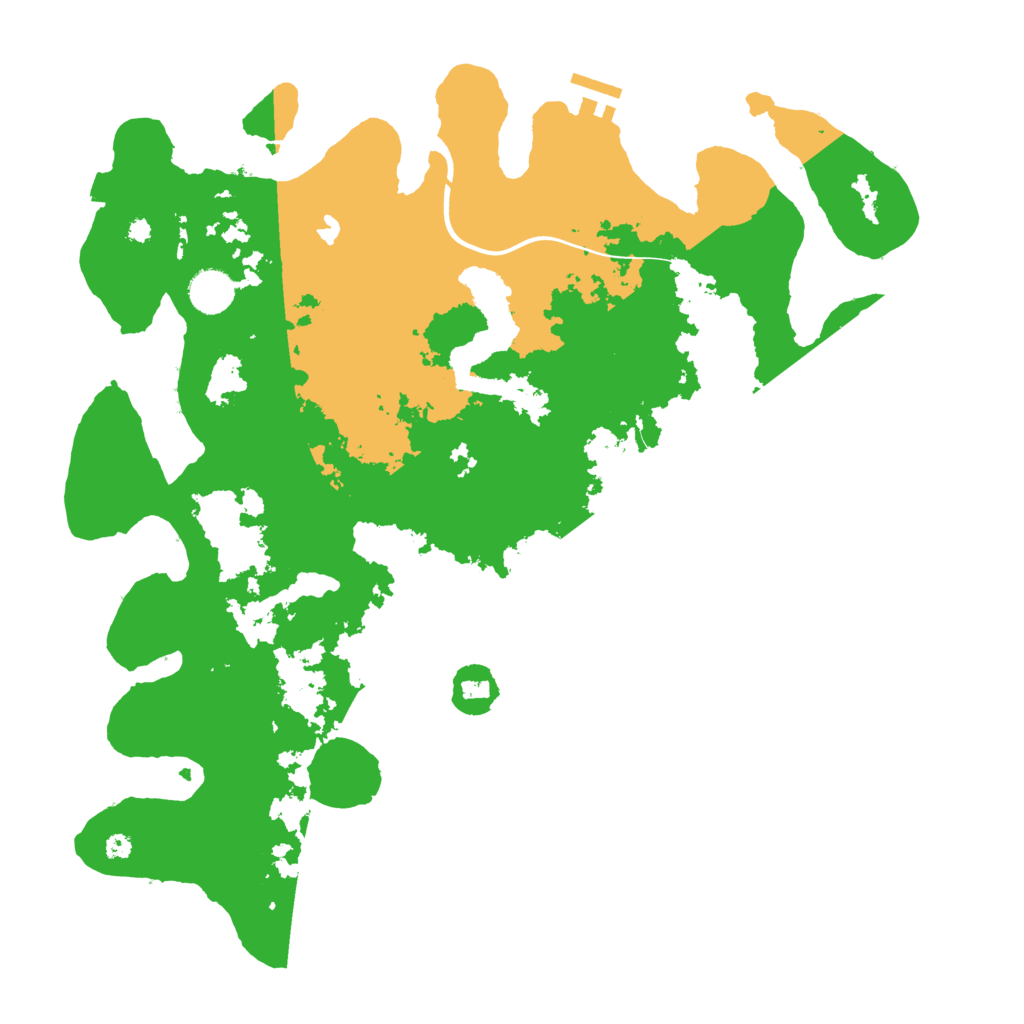 Biome Rust Map: Procedural Map, Size: 4000, Seed: 526209