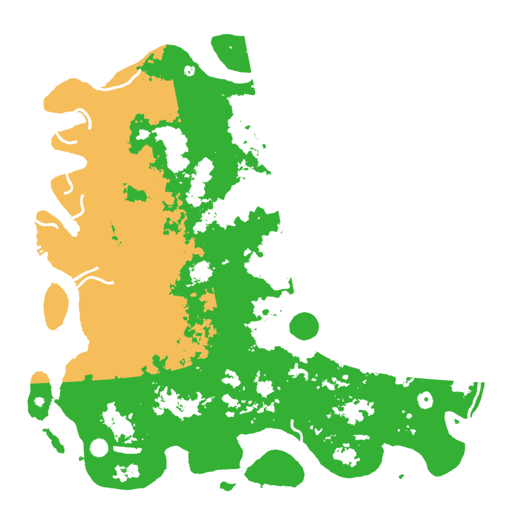 Biome Rust Map: Procedural Map, Size: 5000, Seed: 42021555