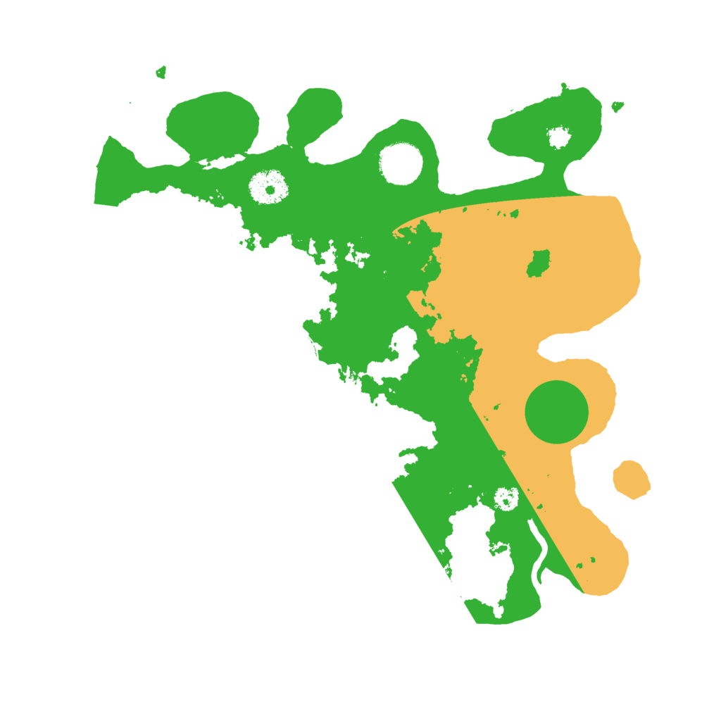 Biome Rust Map: Procedural Map, Size: 3000, Seed: 4192