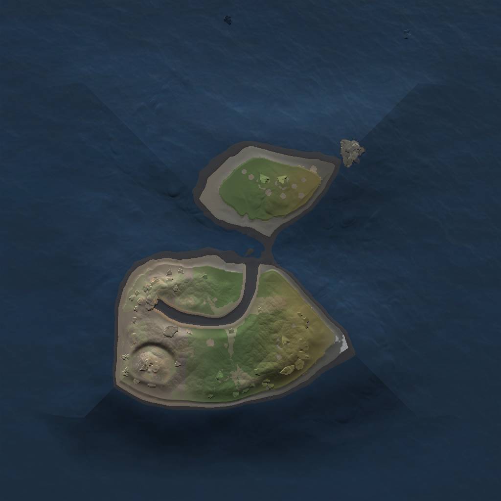 Rust Map: Procedural Map, Size: 1000, Seed: 1699048605, 3 Monuments