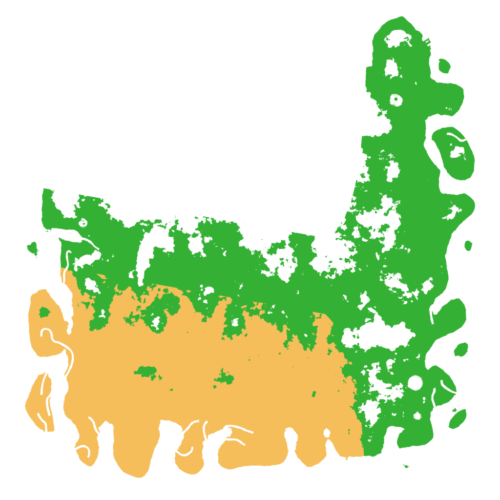 Biome Rust Map: Procedural Map, Size: 6000, Seed: 35210209
