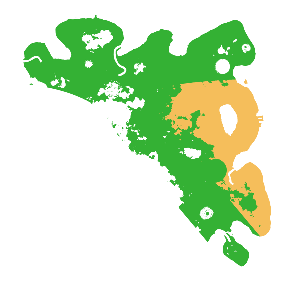 Biome Rust Map: Procedural Map, Size: 3500, Seed: 620875359