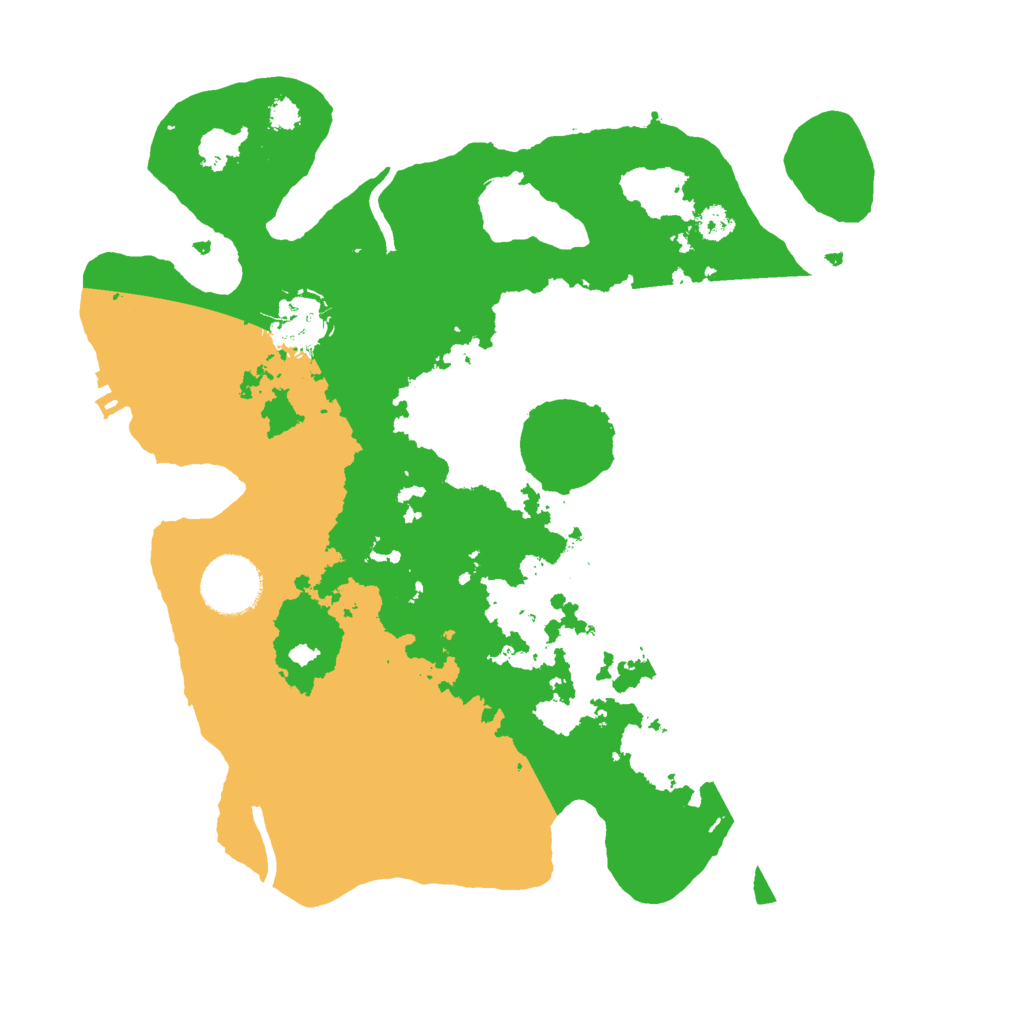 Biome Rust Map: Procedural Map, Size: 3000, Seed: 4268