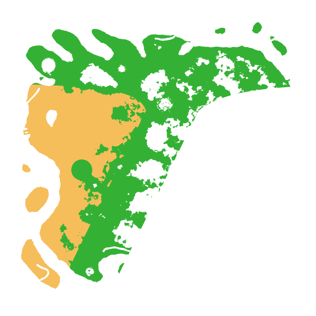 Biome Rust Map: Procedural Map, Size: 4000, Seed: 9137381