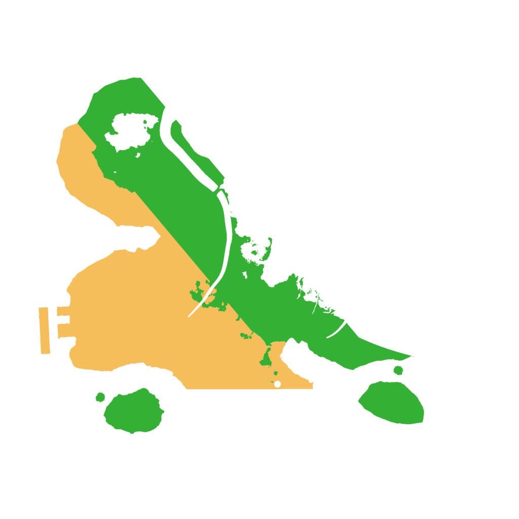 Biome Rust Map: Procedural Map, Size: 2250, Seed: 1234567890