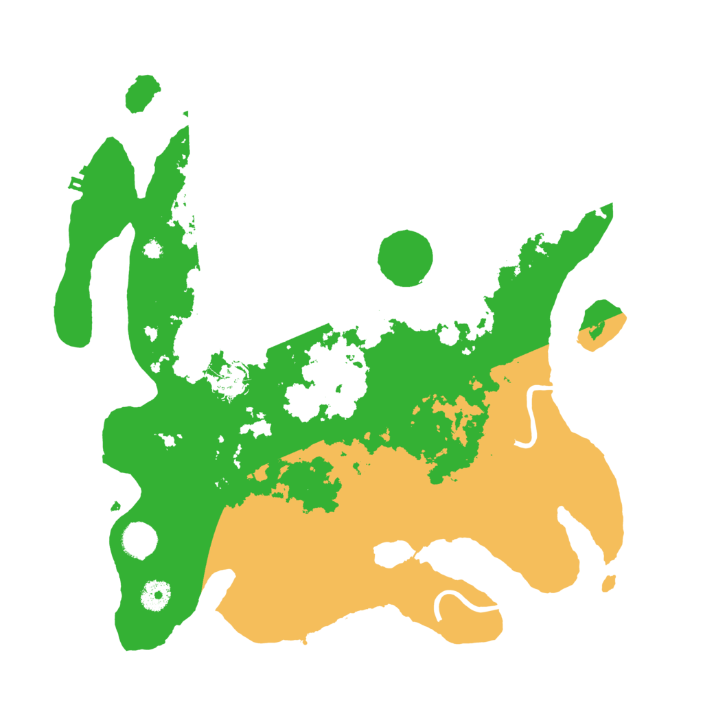 Biome Rust Map: Procedural Map, Size: 3500, Seed: 1749632001