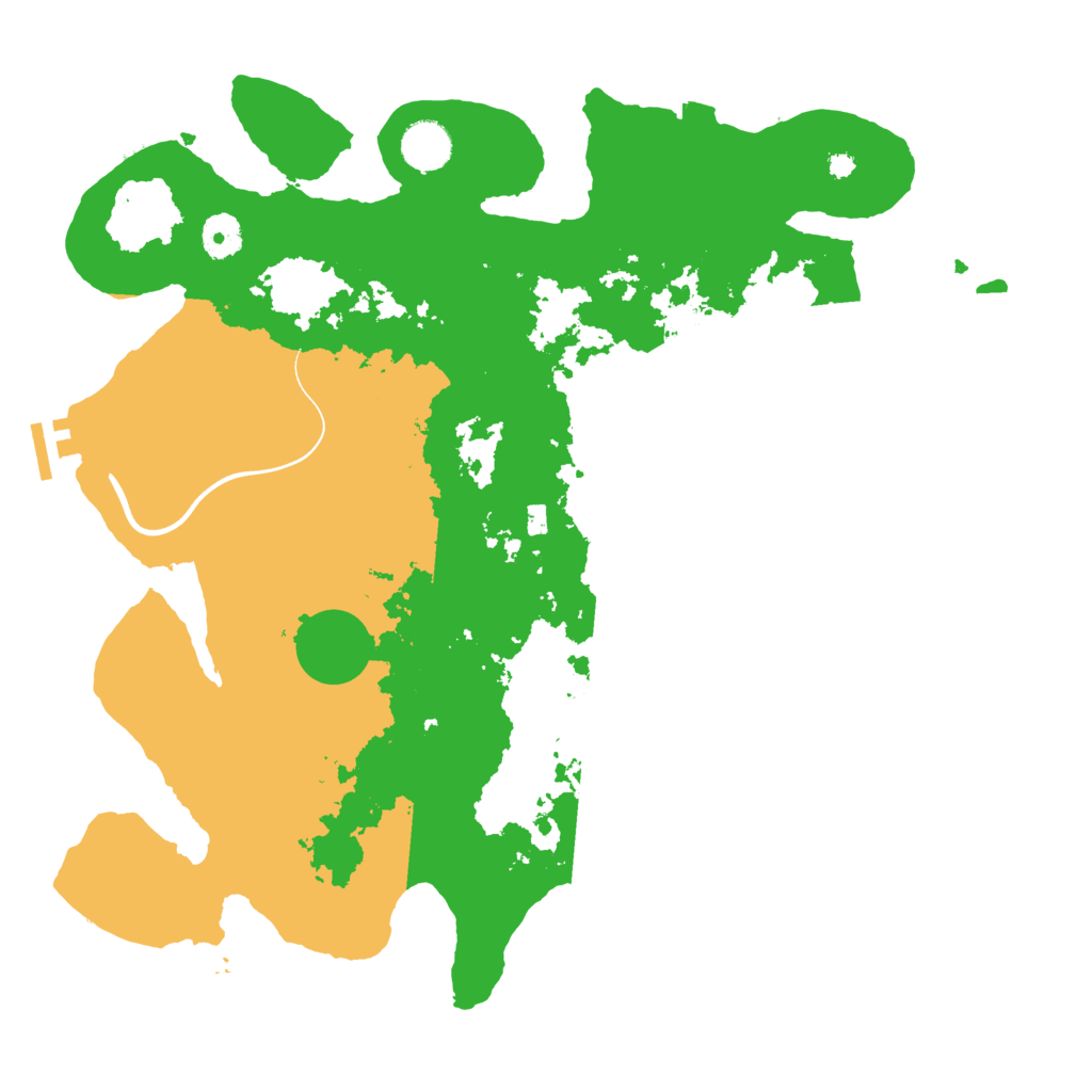 Biome Rust Map: Procedural Map, Size: 3850, Seed: 2051021642