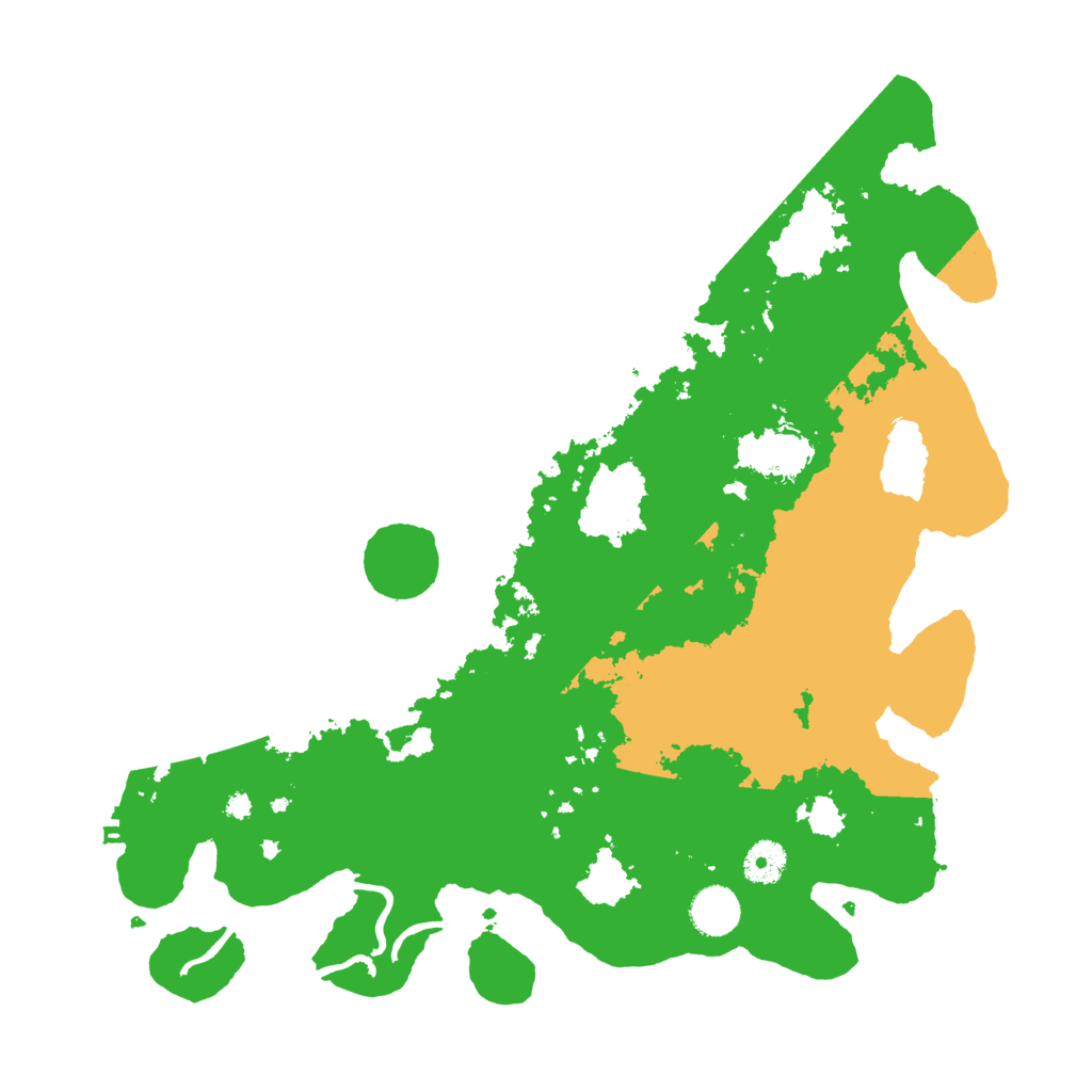 Biome Rust Map: Procedural Map, Size: 3850, Seed: 318409616