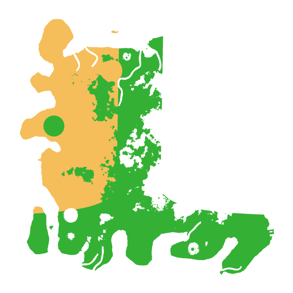 Biome Rust Map: Procedural Map, Size: 3700, Seed: 975297527