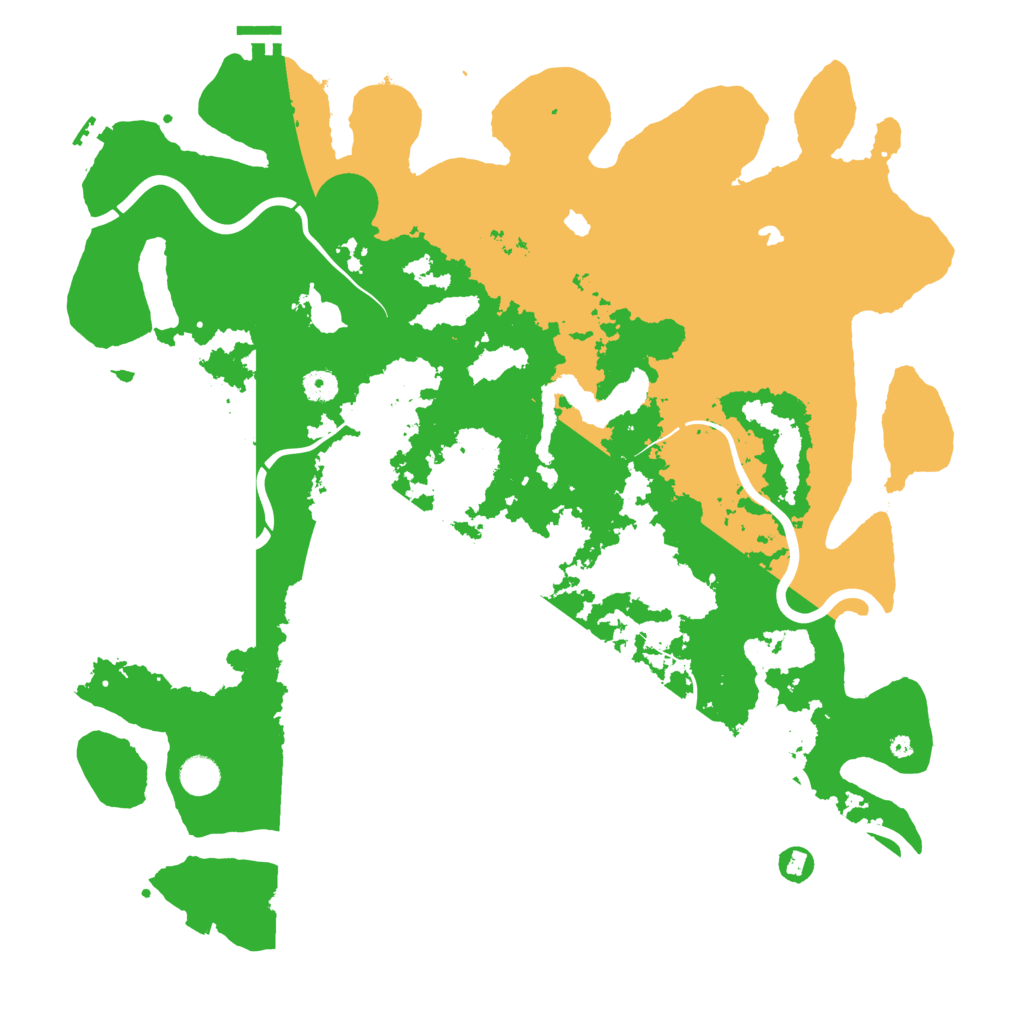 Biome Rust Map: Procedural Map, Size: 4600, Seed: 404643953