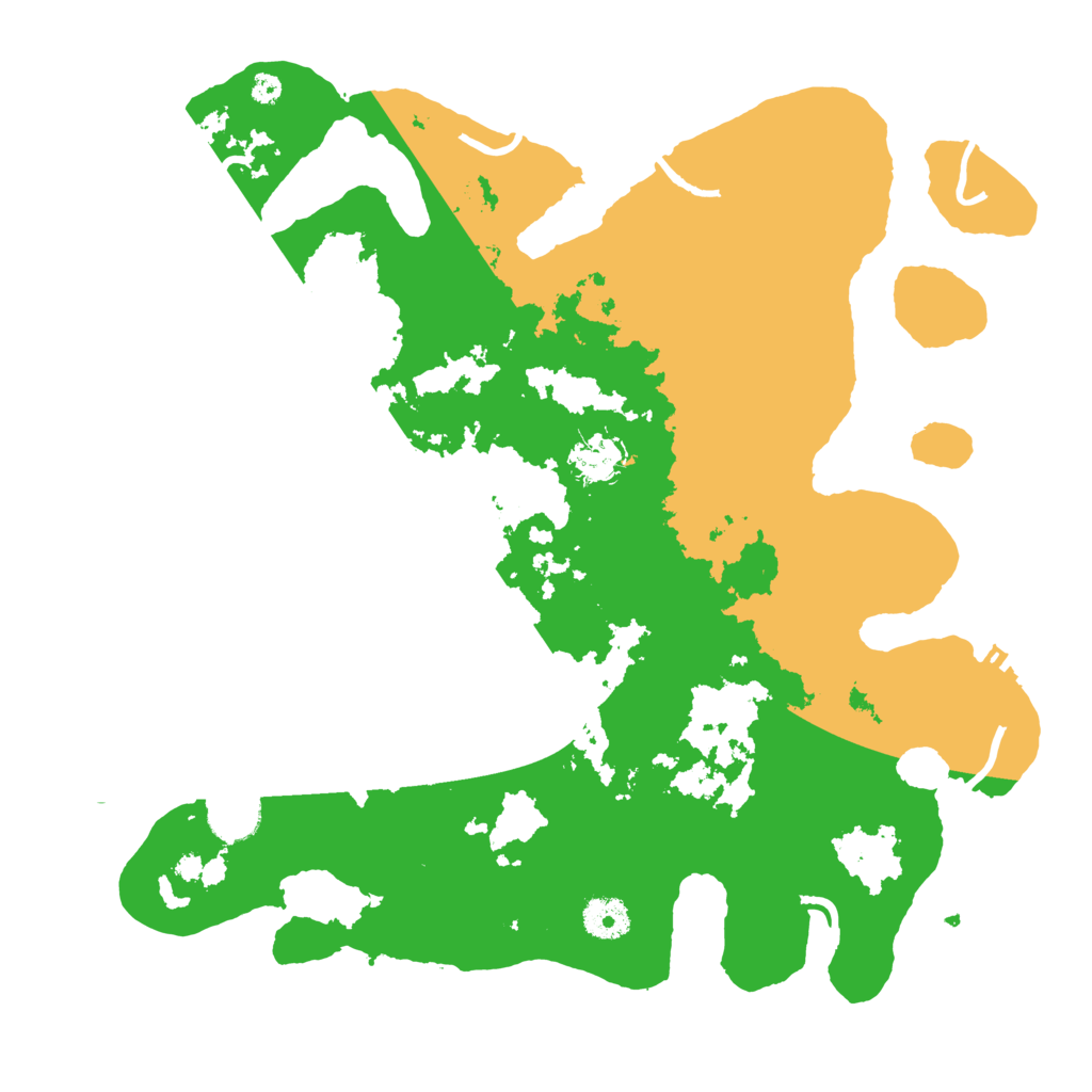 Biome Rust Map: Procedural Map, Size: 3700, Seed: 606956917