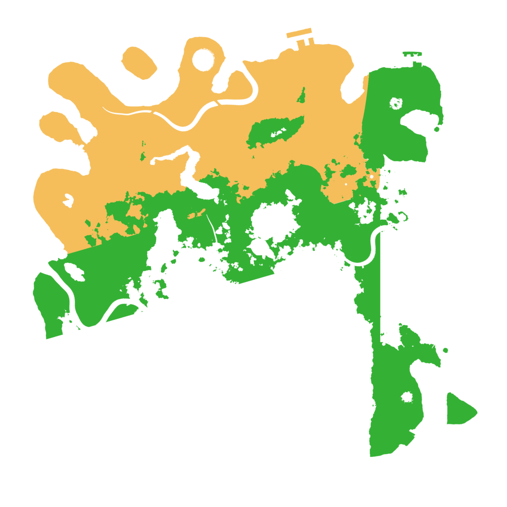 Biome Rust Map: Procedural Map, Size: 4050, Seed: 817565796