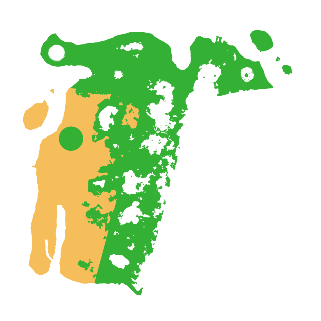 Biome Rust Map: Procedural Map, Size: 3500, Seed: 46865648