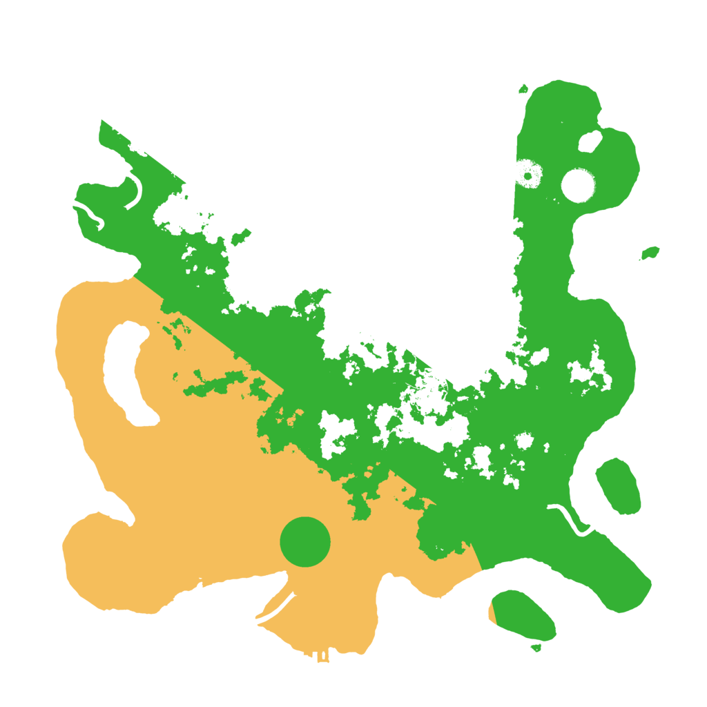 Biome Rust Map: Procedural Map, Size: 3700, Seed: 16019676