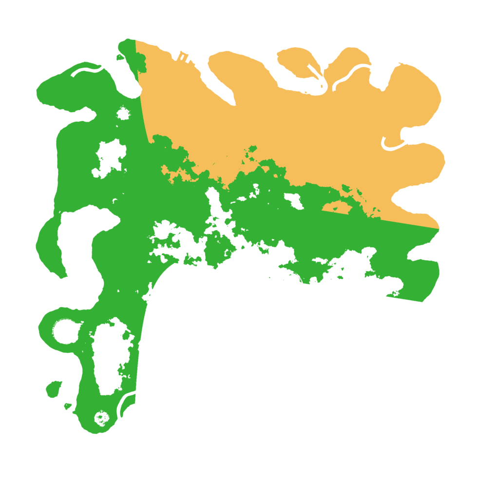 Biome Rust Map: Procedural Map, Size: 3500, Seed: 733668202