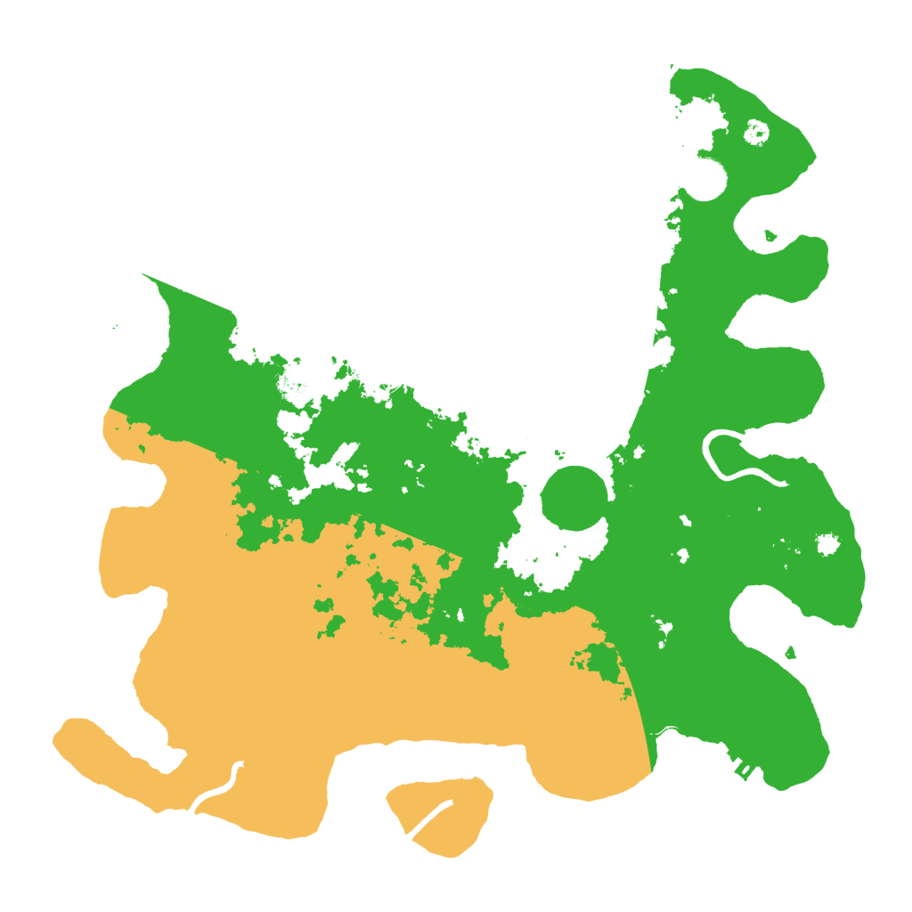 Biome Rust Map: Procedural Map, Size: 3700, Seed: 577139417
