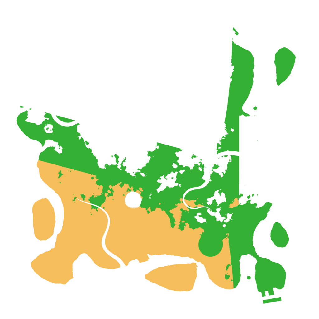 Biome Rust Map: Procedural Map, Size: 3500, Seed: 1738570416