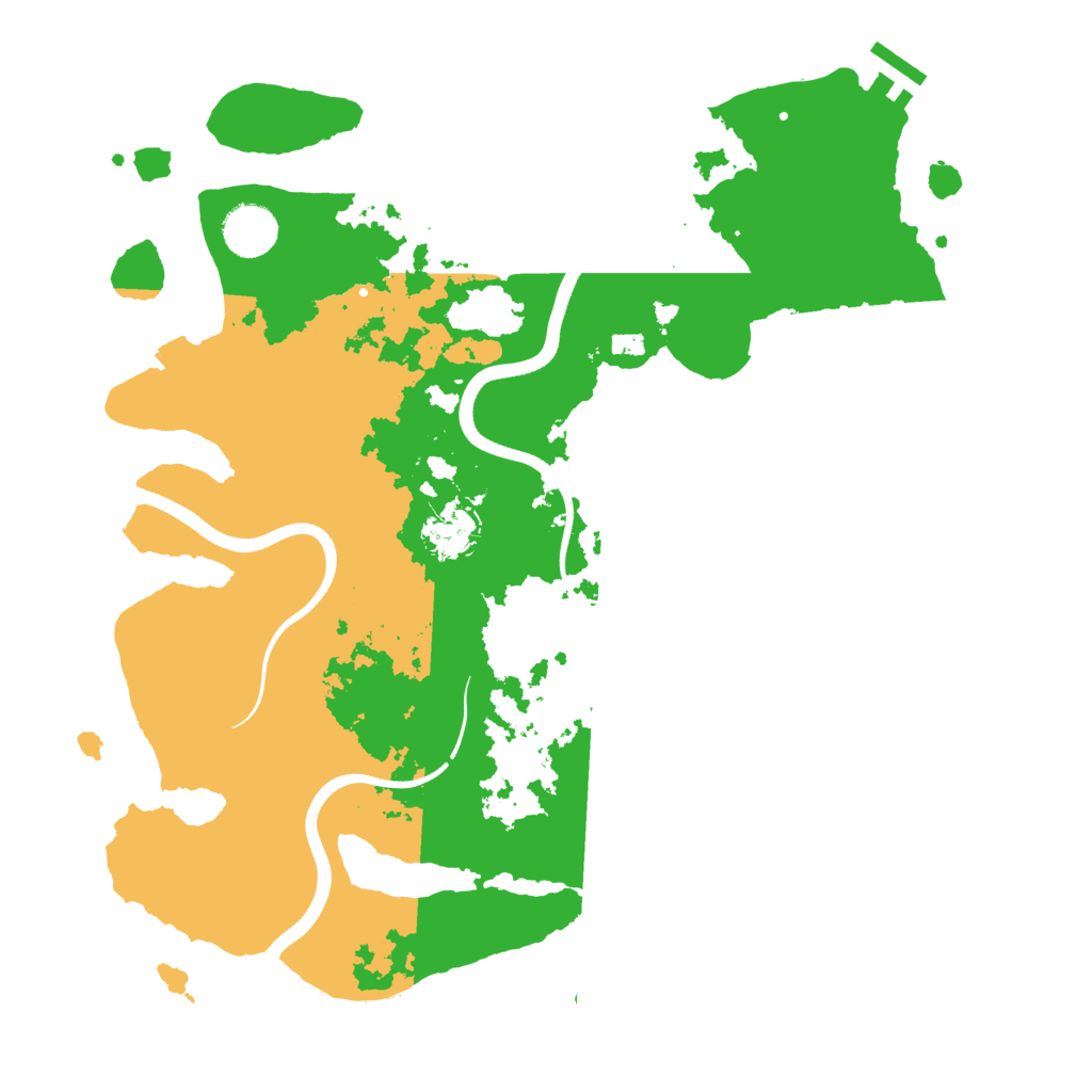 Biome Rust Map: Procedural Map, Size: 3600, Seed: 723