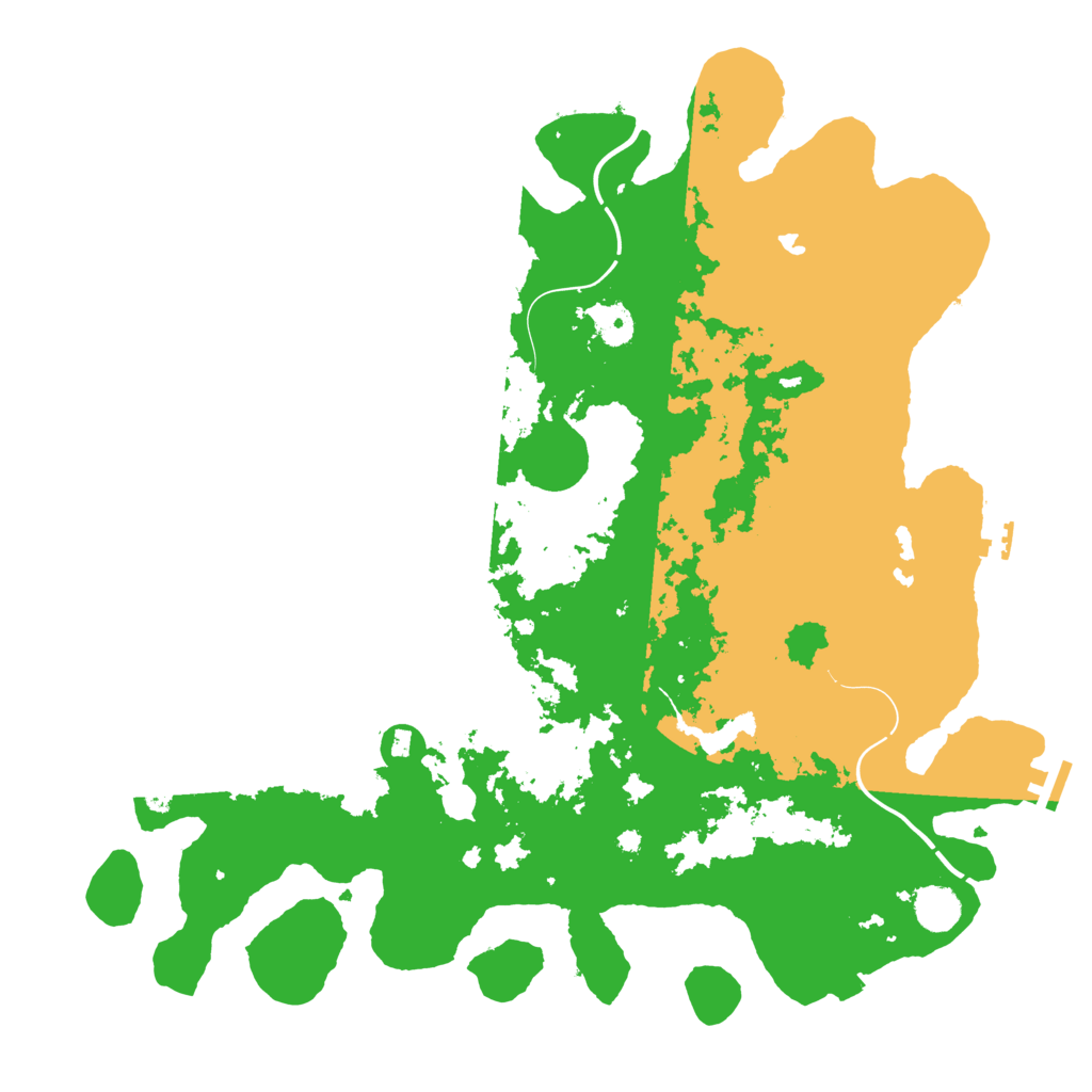 Biome Rust Map: Procedural Map, Size: 4300, Seed: 23111927