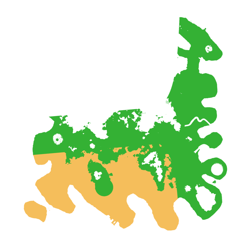 Biome Rust Map: Procedural Map, Size: 3600, Seed: 291033249