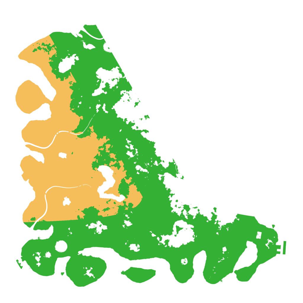 Biome Rust Map: Procedural Map, Size: 4600, Seed: 4797427