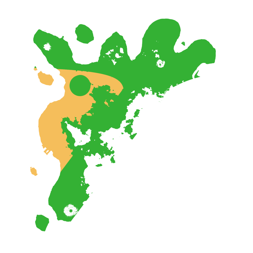 Biome Rust Map: Procedural Map, Size: 3200, Seed: 4163514