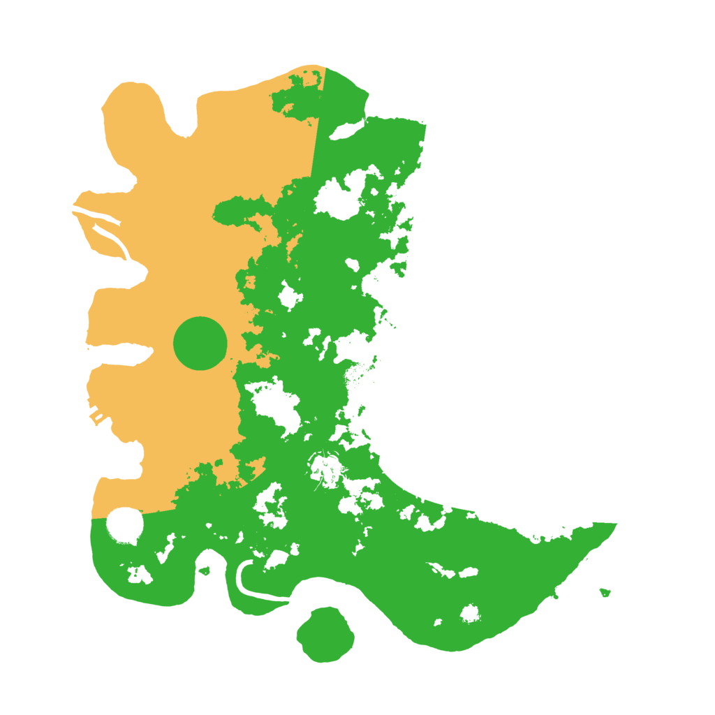 Biome Rust Map: Procedural Map, Size: 3500, Seed: 420018969