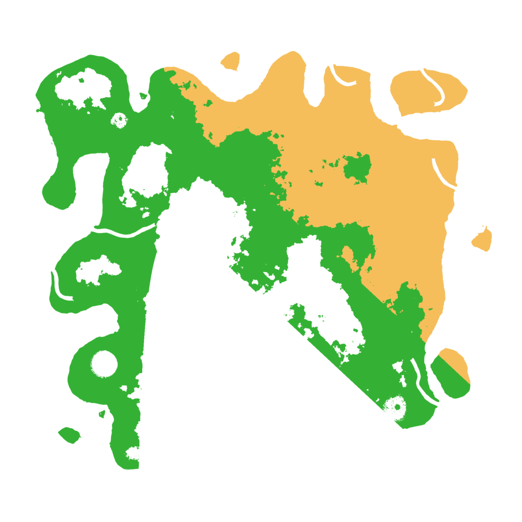 Biome Rust Map: Procedural Map, Size: 3500, Seed: 1183284776