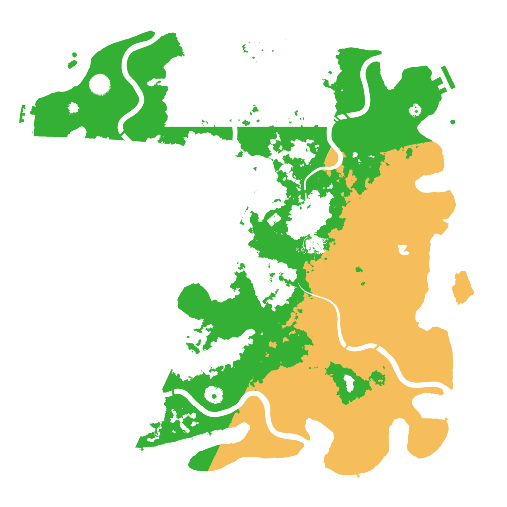 Biome Rust Map: Procedural Map, Size: 4250, Seed: 2214666