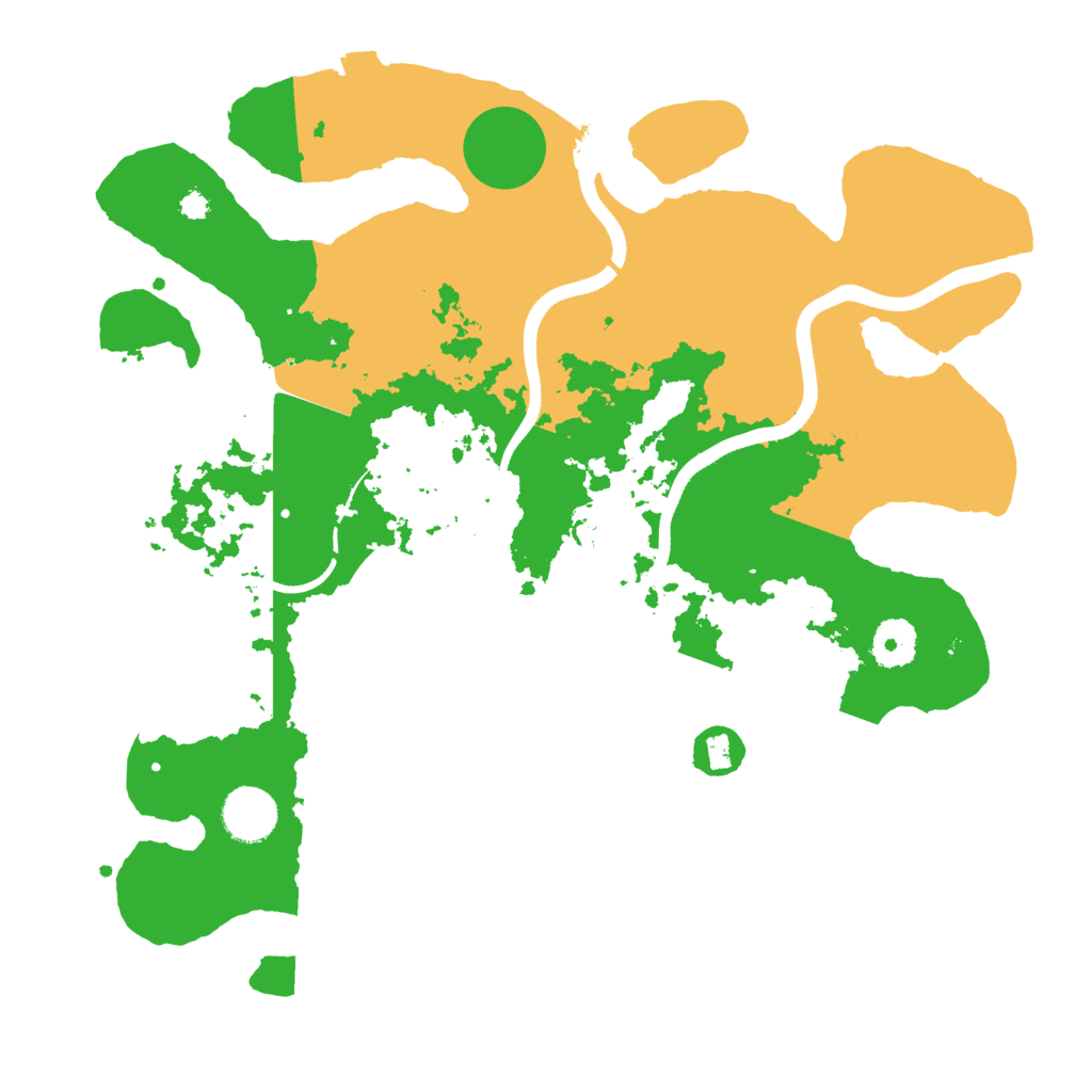 Biome Rust Map: Procedural Map, Size: 3500, Seed: 1052202318