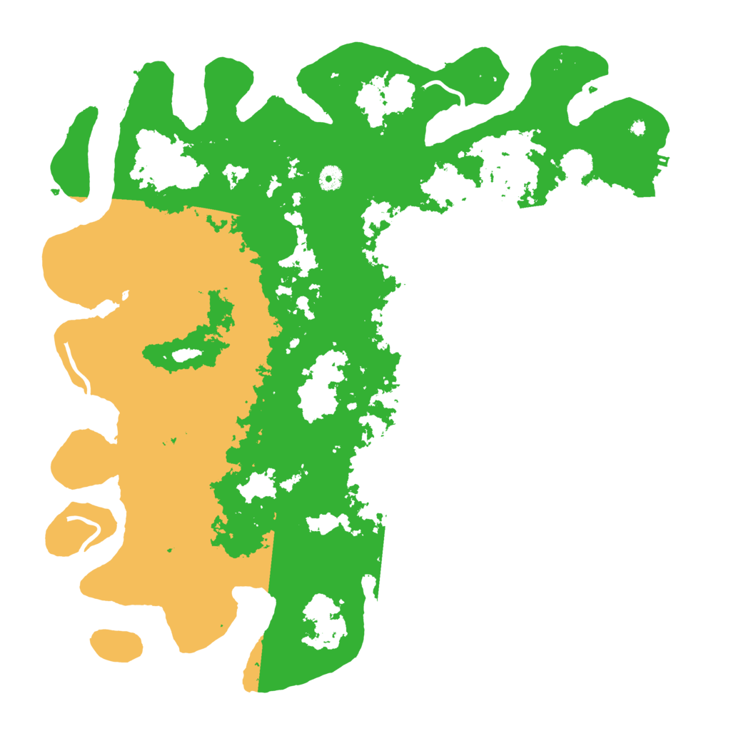 Biome Rust Map: Procedural Map, Size: 4500, Seed: 1316