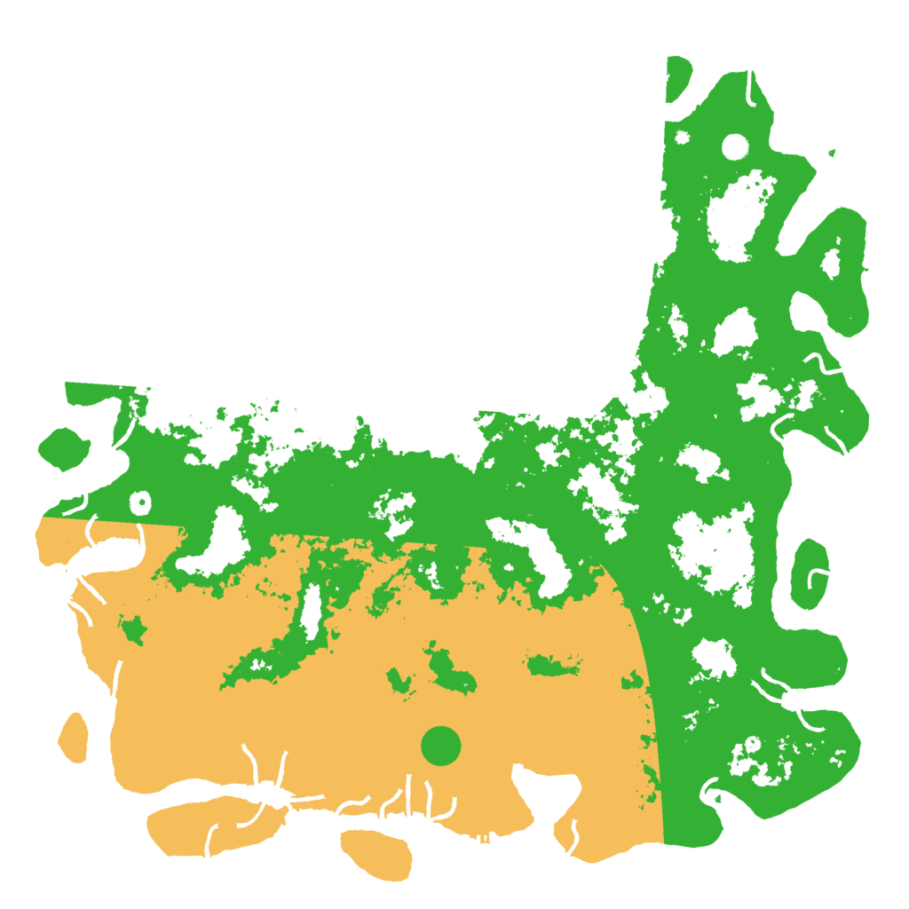 Biome Rust Map: Procedural Map, Size: 6000, Seed: 447280527