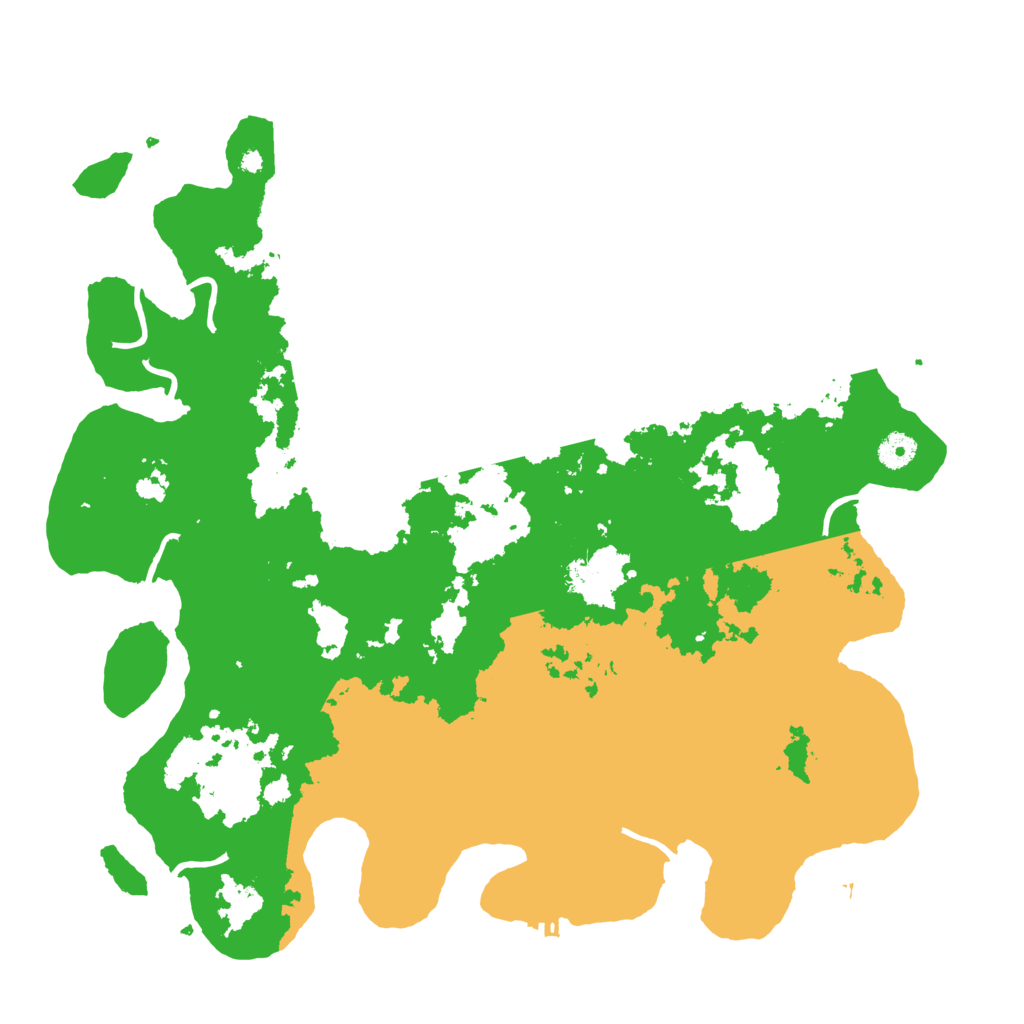 Biome Rust Map: Procedural Map, Size: 4222, Seed: 1