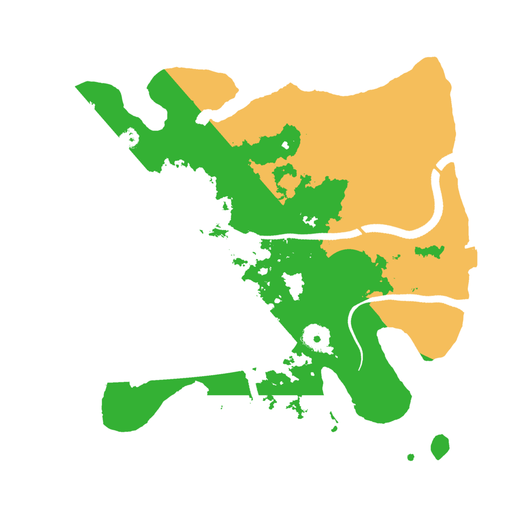 Biome Rust Map: Procedural Map, Size: 3000, Seed: 782568953
