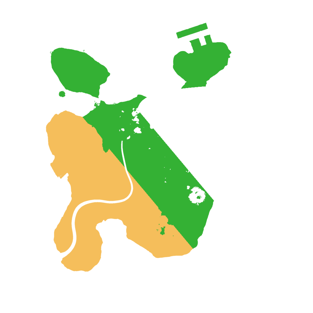 Biome Rust Map: Procedural Map, Size: 2000, Seed: 191119