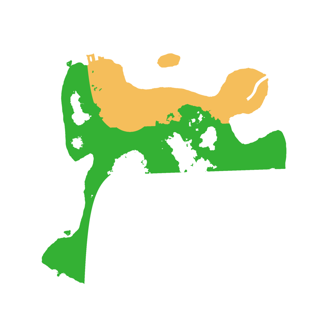 Biome Rust Map: Procedural Map, Size: 2500, Seed: 28582358