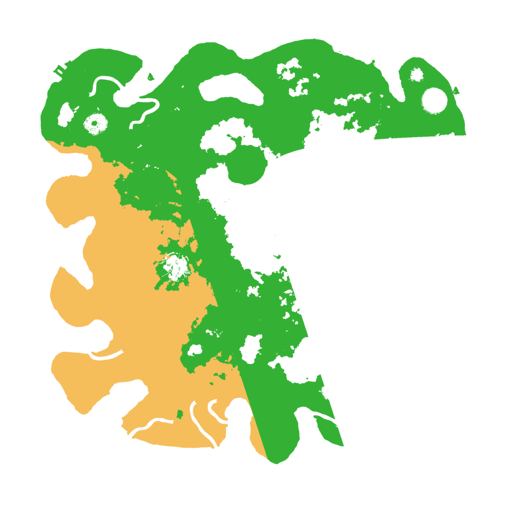 Biome Rust Map: Procedural Map, Size: 3500, Seed: 79326795
