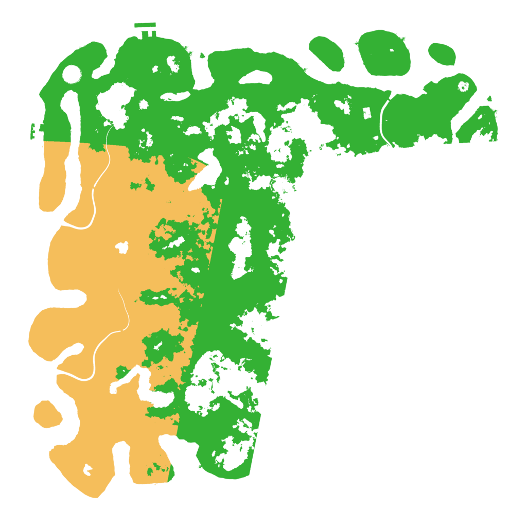 Biome Rust Map: Procedural Map, Size: 5000, Seed: 42617