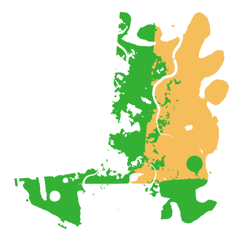 Biome Rust Map: Procedural Map, Size: 4000, Seed: 22277788