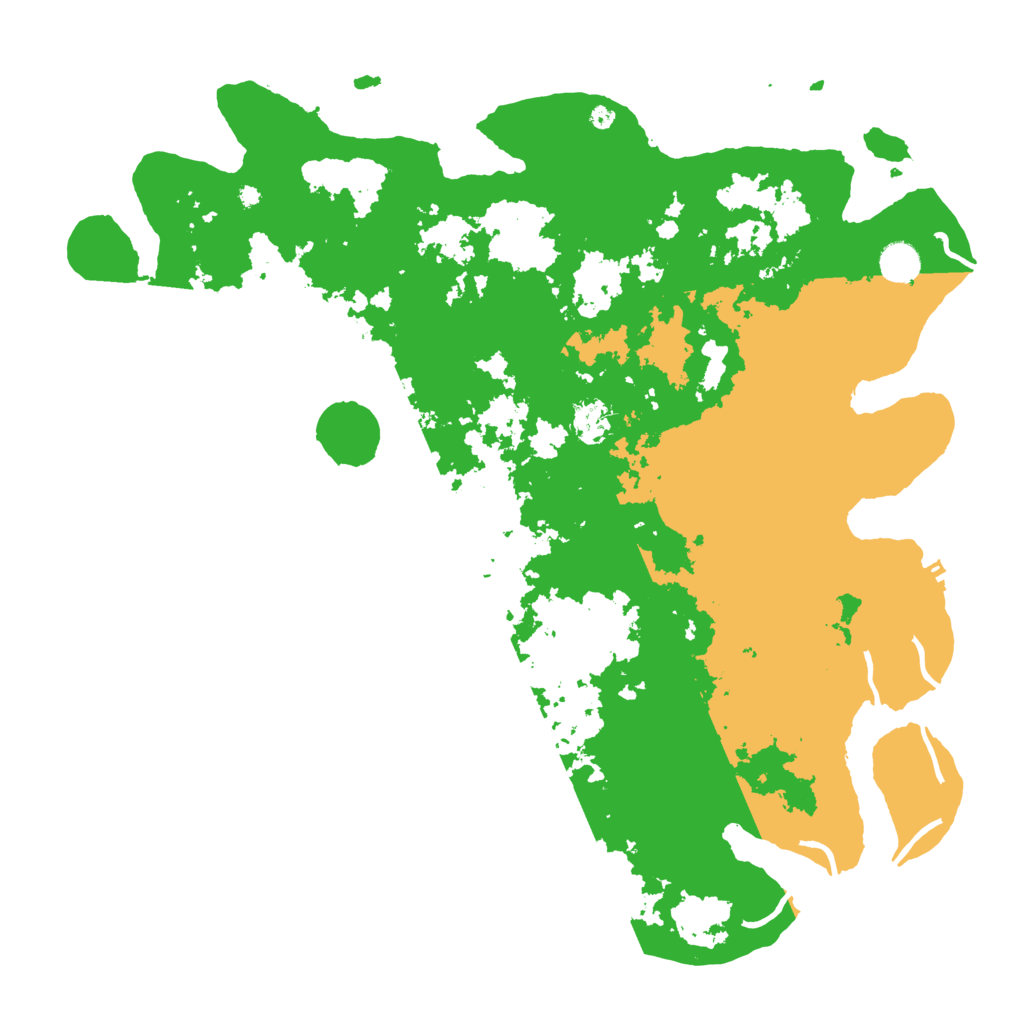 Biome Rust Map: Procedural Map, Size: 4500, Seed: 235243835