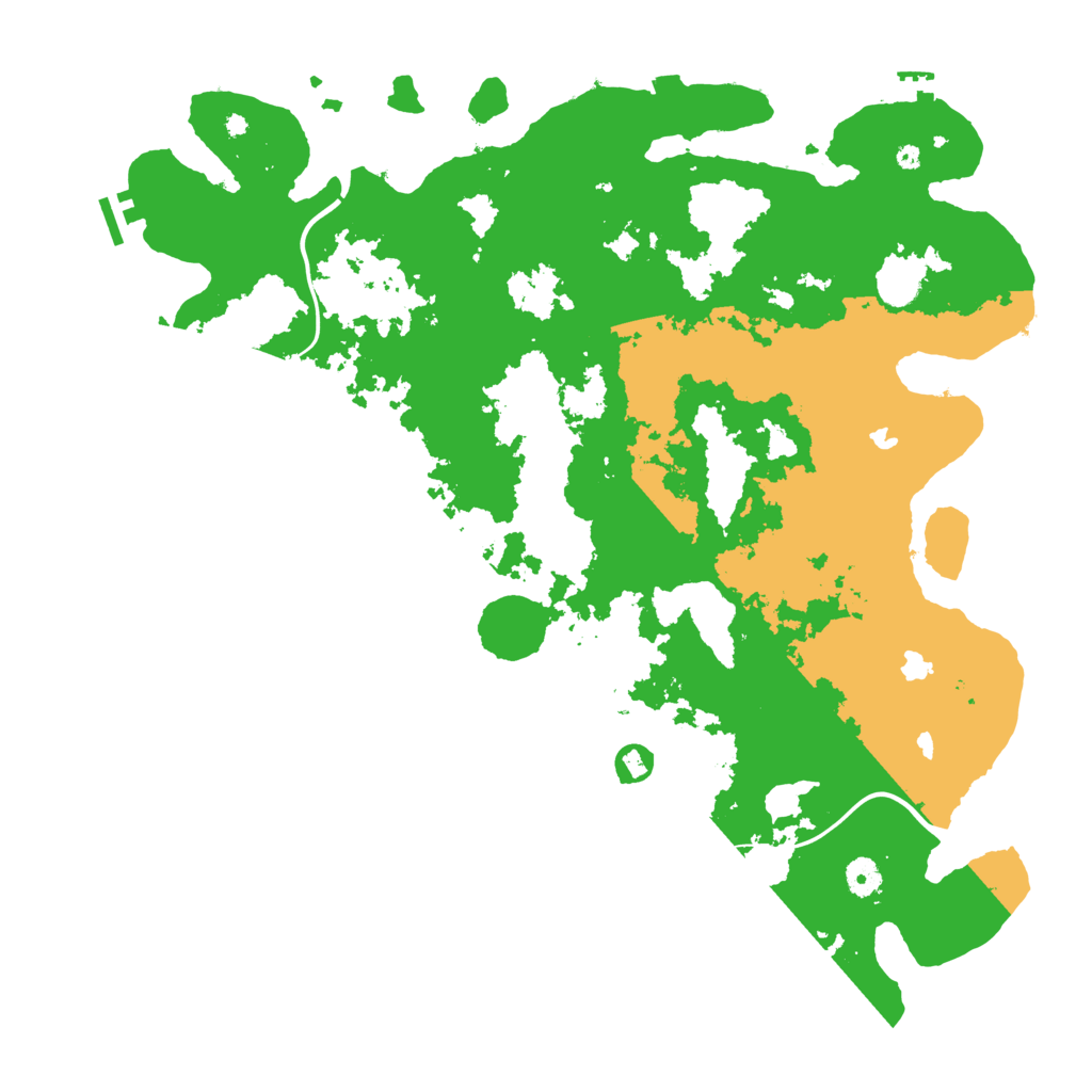 Biome Rust Map: Procedural Map, Size: 4500, Seed: 616328008