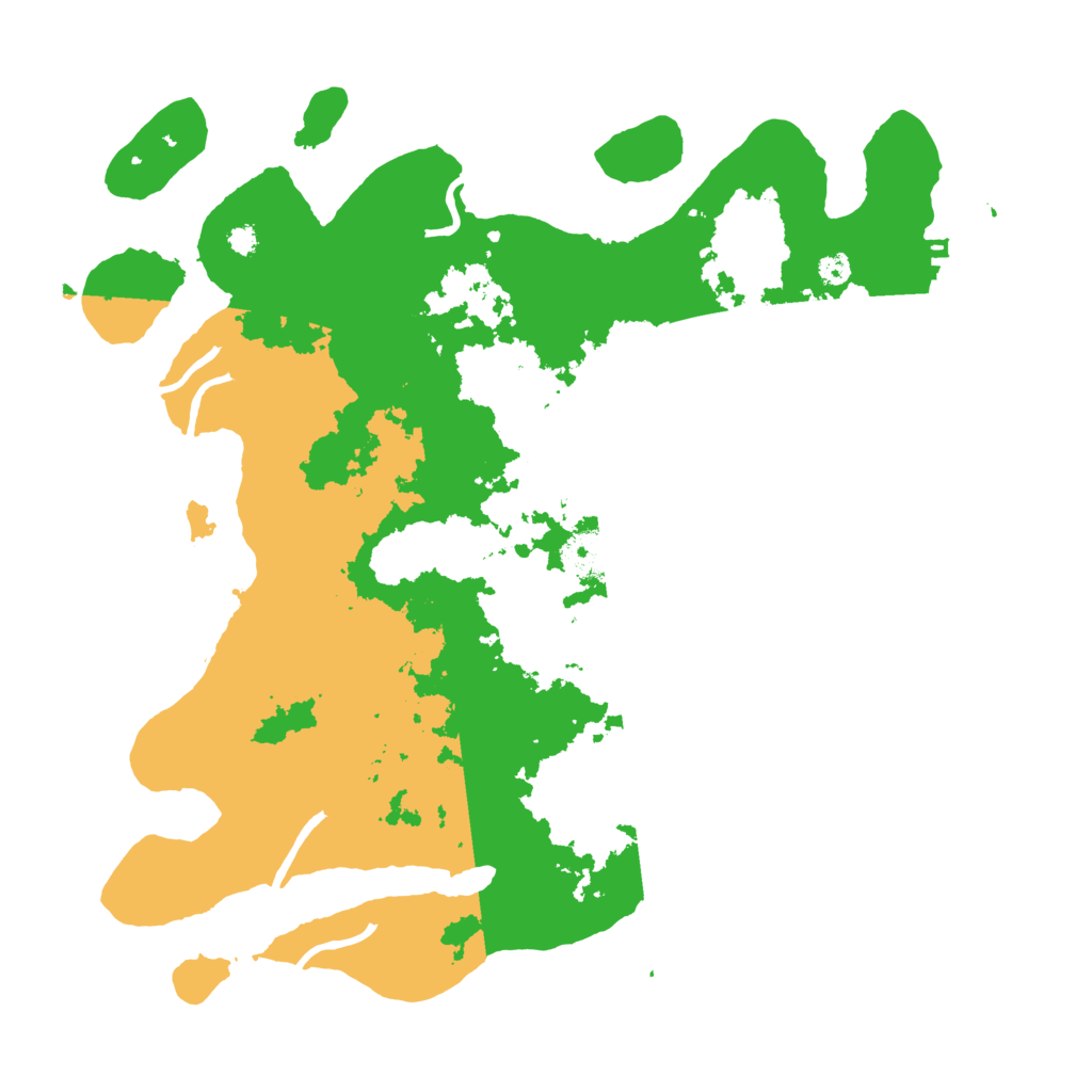 Biome Rust Map: Procedural Map, Size: 3500, Seed: 679130435