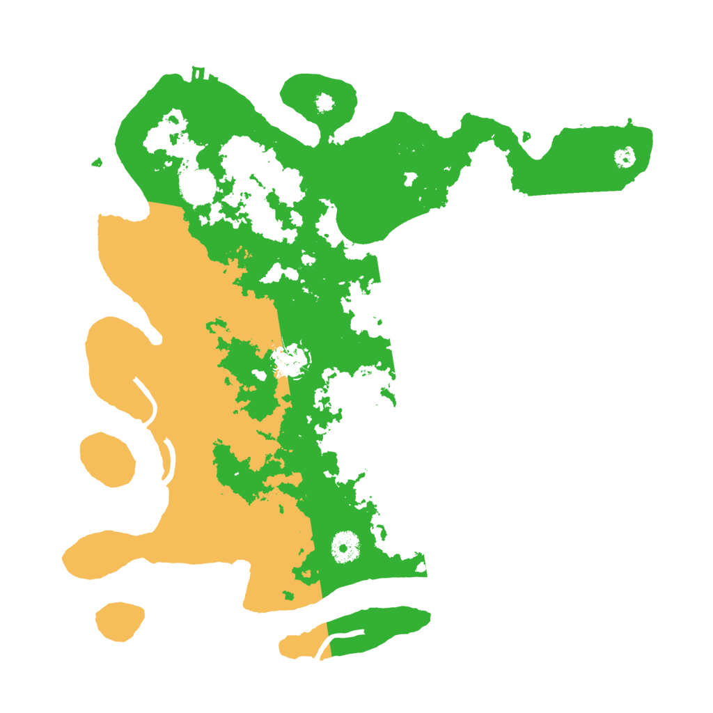 Biome Rust Map: Procedural Map, Size: 3500, Seed: 6123123