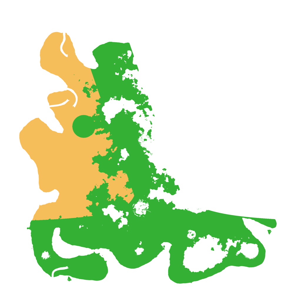 Biome Rust Map: Procedural Map, Size: 3500, Seed: 6637954
