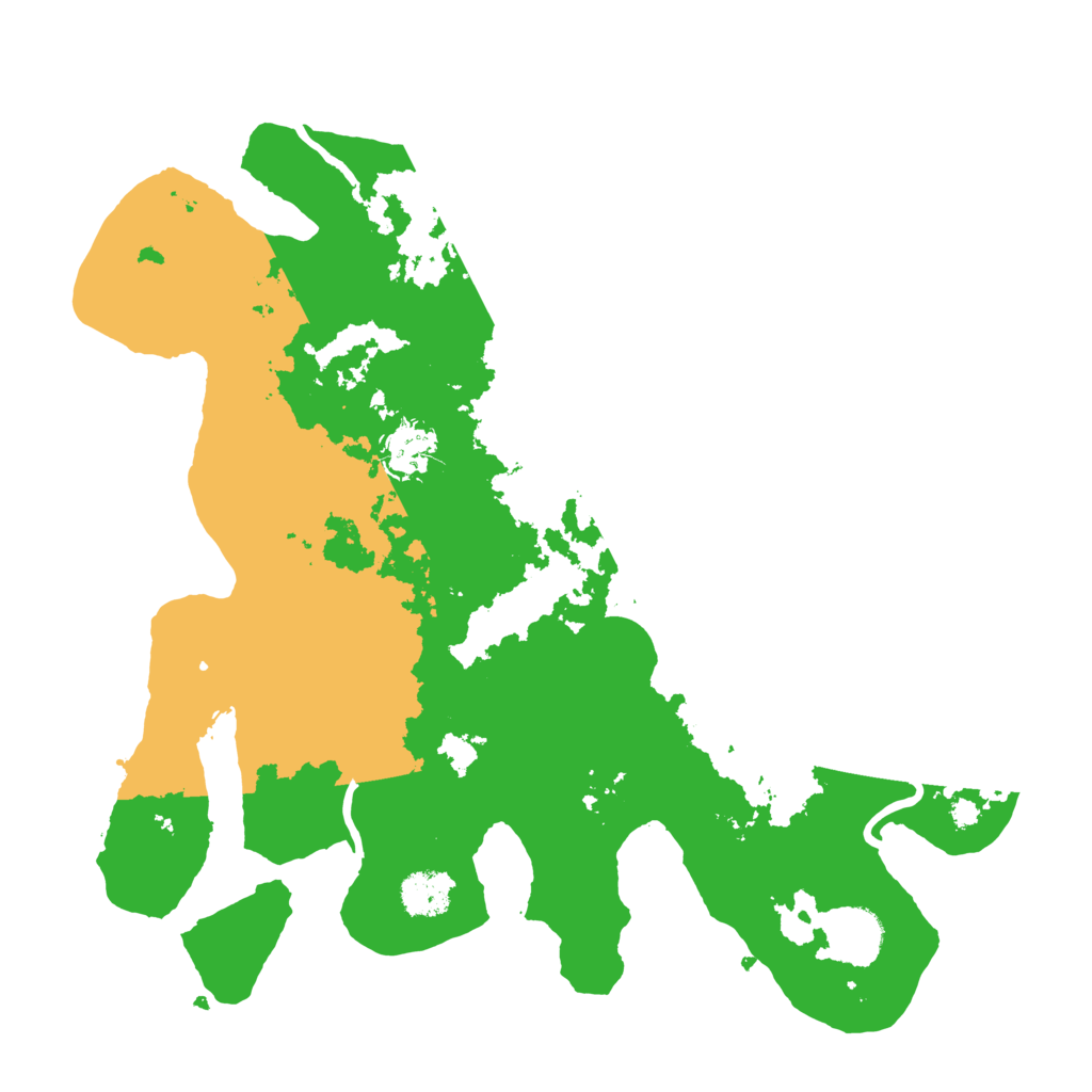 Biome Rust Map: Procedural Map, Size: 3500, Seed: 126455
