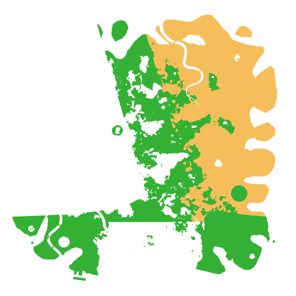 Biome Rust Map: Procedural Map, Size: 4800, Seed: 204476147
