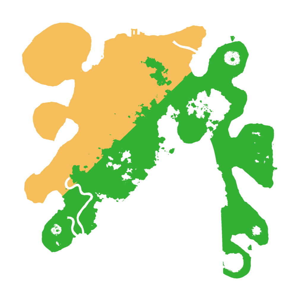 Biome Rust Map: Procedural Map, Size: 3000, Seed: 342823